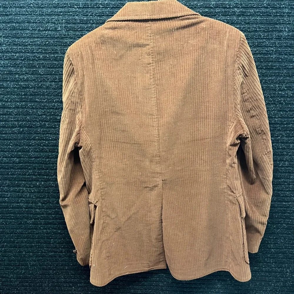 The Man from California Vintage Brown Corduroy Blazer Sport Coat 40R 70s